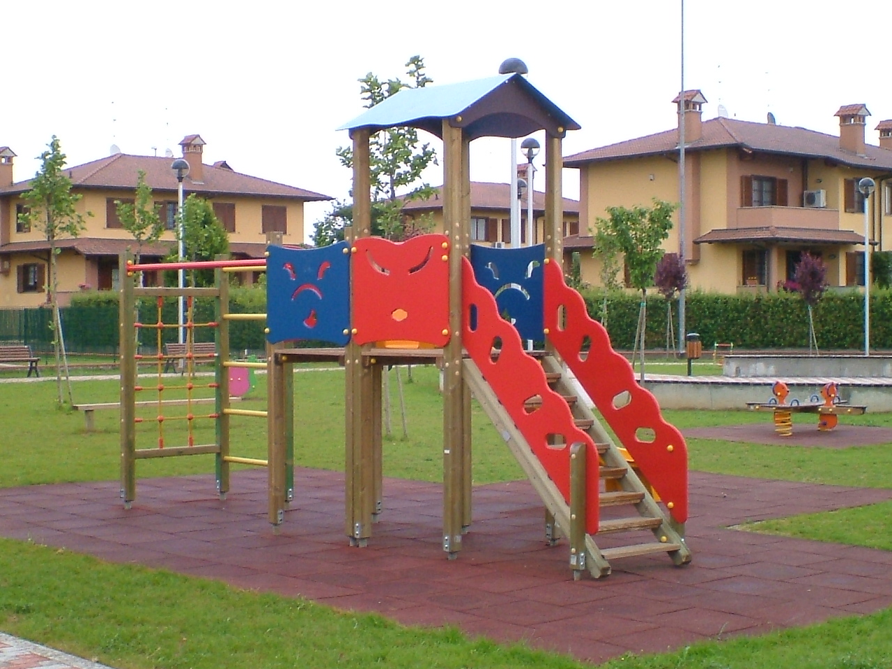 Il parco di via Meucci